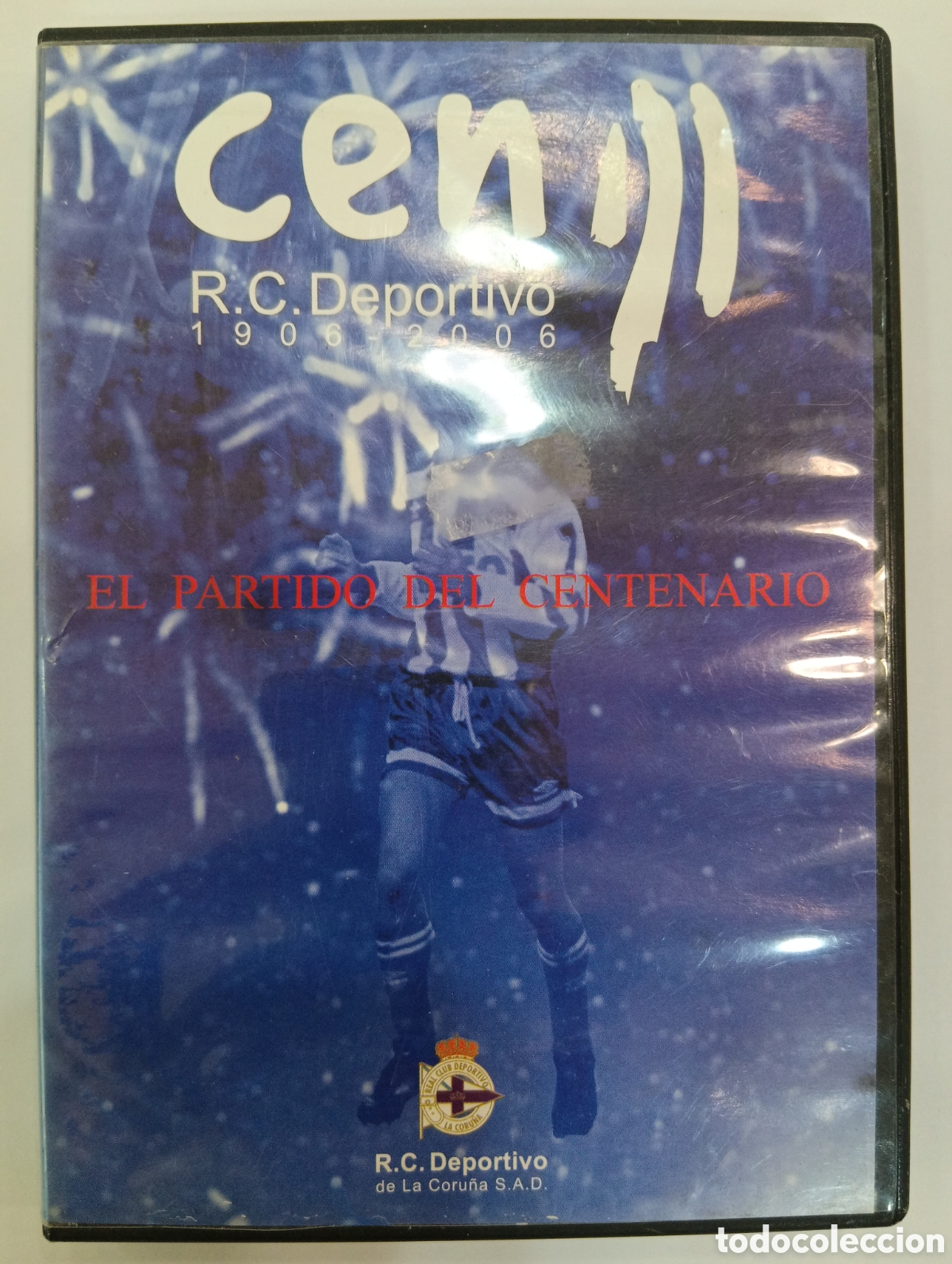 Cine: El partido del centenario / R. C. Deportivo de La Coru&ntilde;a / 1906 - 2006 / DVD /