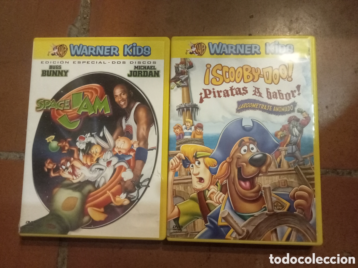 Cine: 3 DVD space jam y Scooby-doo Warner Kids