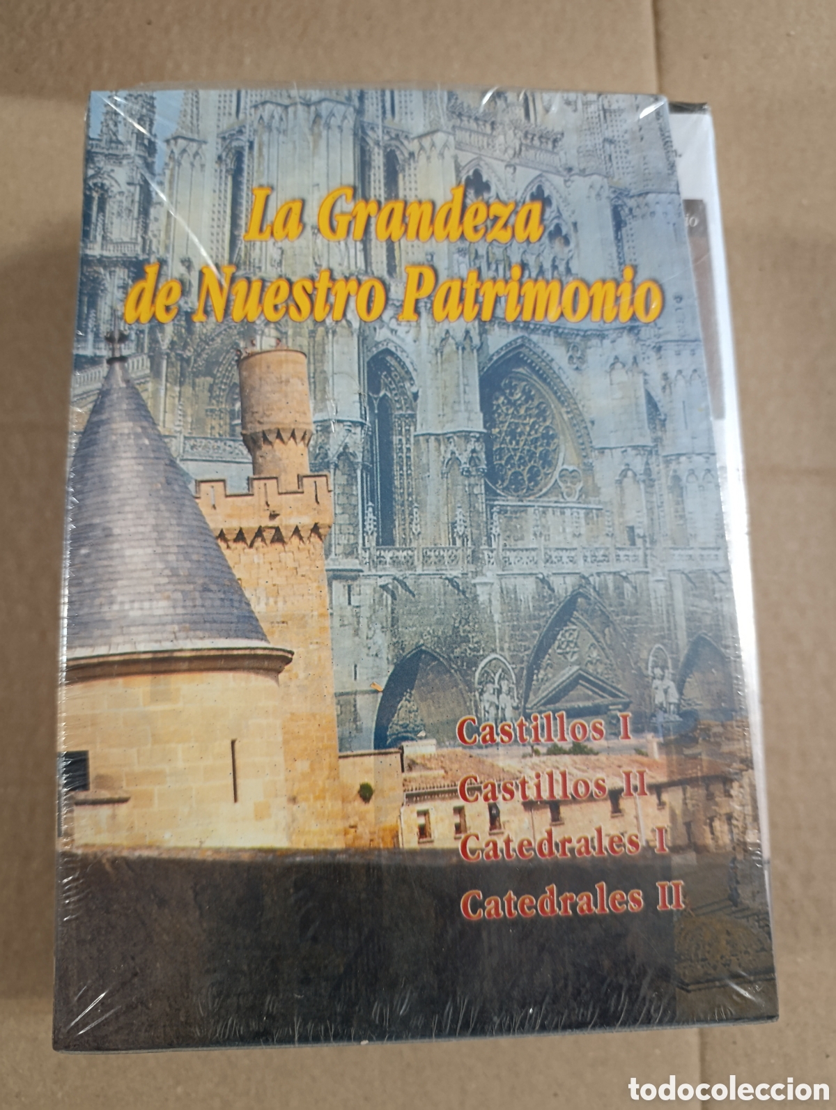 Cine: LA GRANDEZA DE NUESTRO PATRIMONIO (4 DVD'S PRECINTADOS) CASTILLOS Y CATEDRALES. DVD.