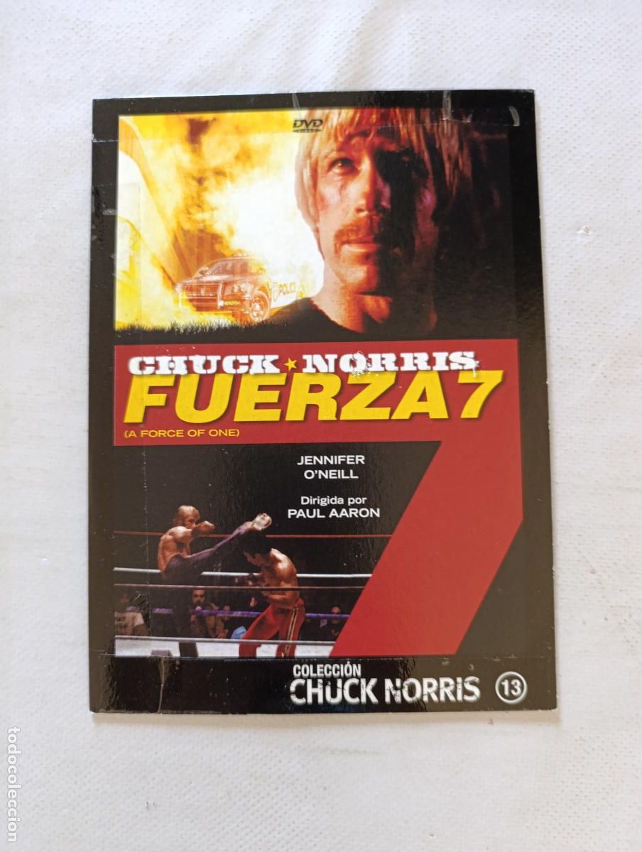 Cine: DVD FUERZA 7 - CHUCK NORRIS - FUNDA FINA CARTON (283)