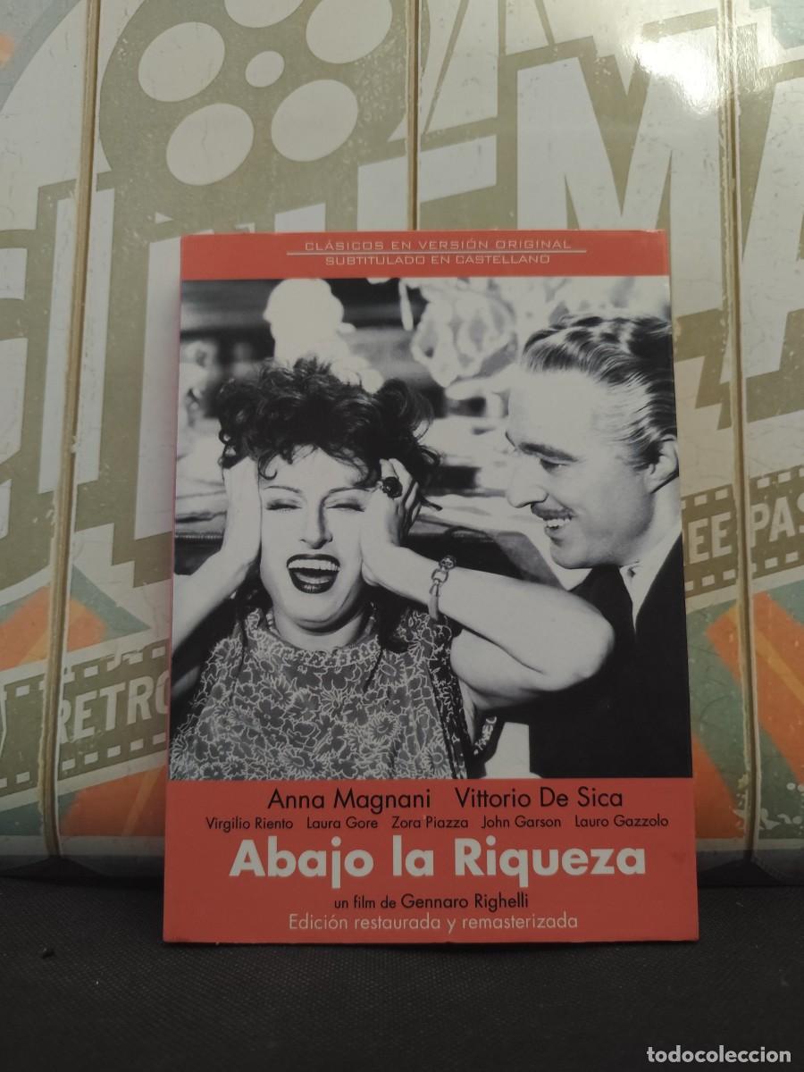 Cine: DVD Abajo la riqueza / Disco como nuevo