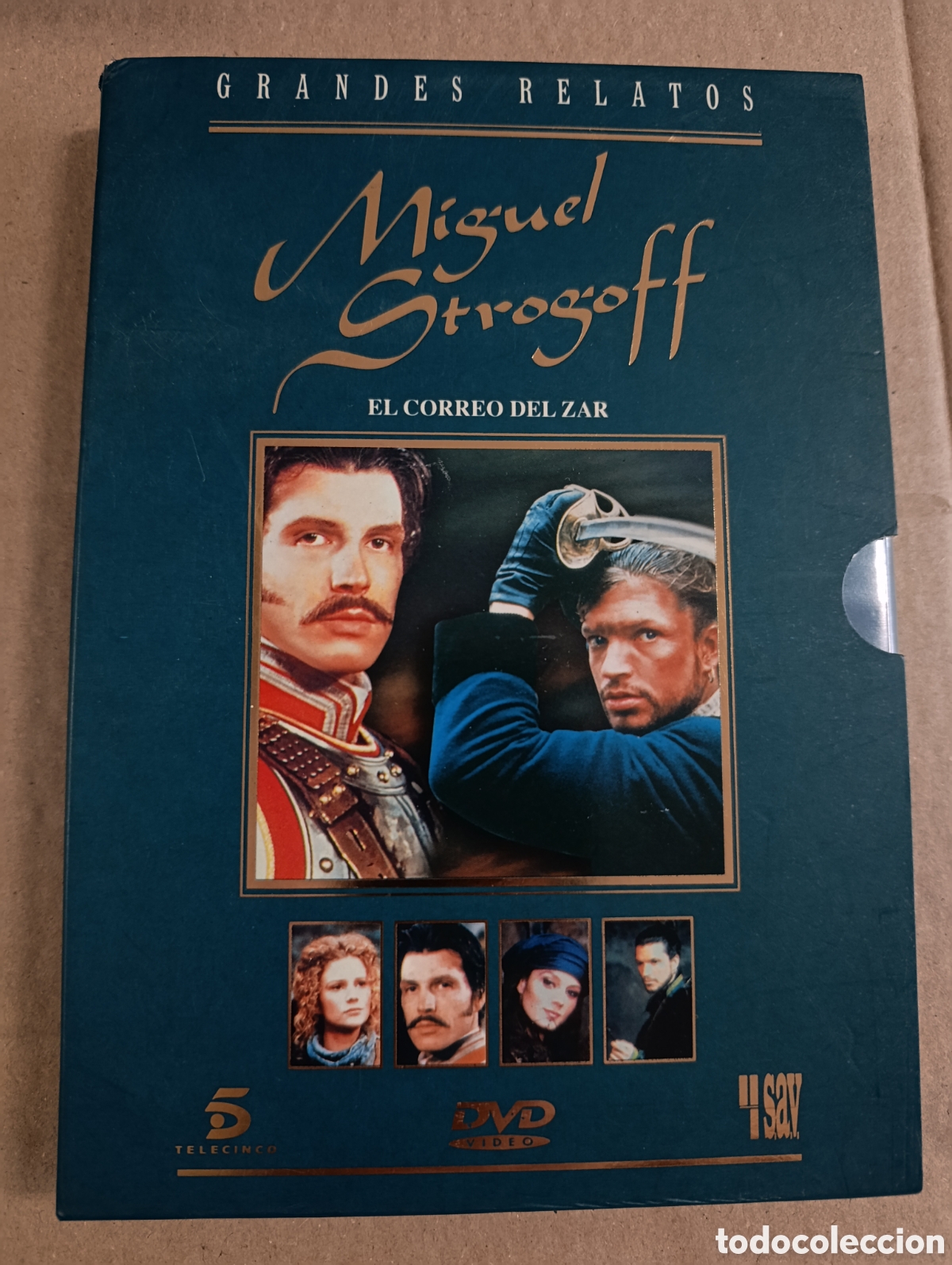 Cine: MIGUEL STROGOFF ( EL CORREO DEL ZAR ). GRANDES RELATOS. DVD.