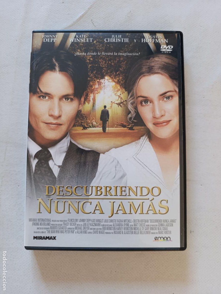Cine: DVD DESCUBRIENDO NUNCA JAMAS - JOHNNY DEPP, KATE WINSLET (292)