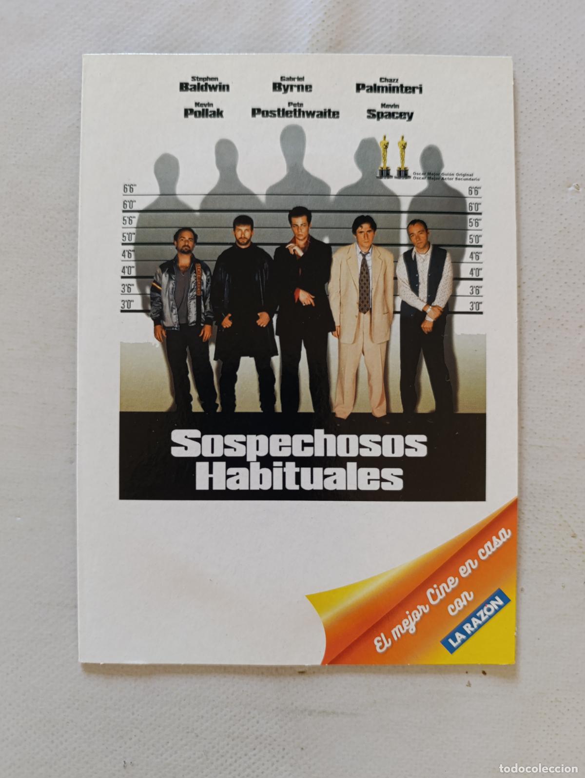 Cine: DVD SOSPECHOSOS HABITUALES - KEVIN SPACEY - FUNDA FINA CARTON (319)
