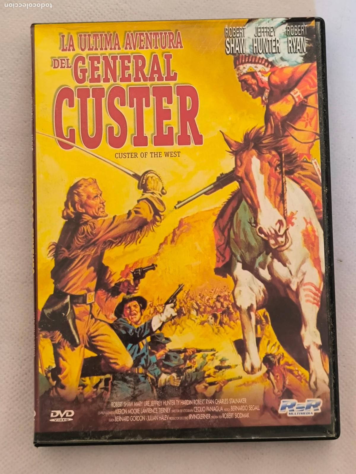 Cine: DVD LA ULTIMA AVENTURA DEL GENERAL CUSTER - ROBERT SHAW (I3)