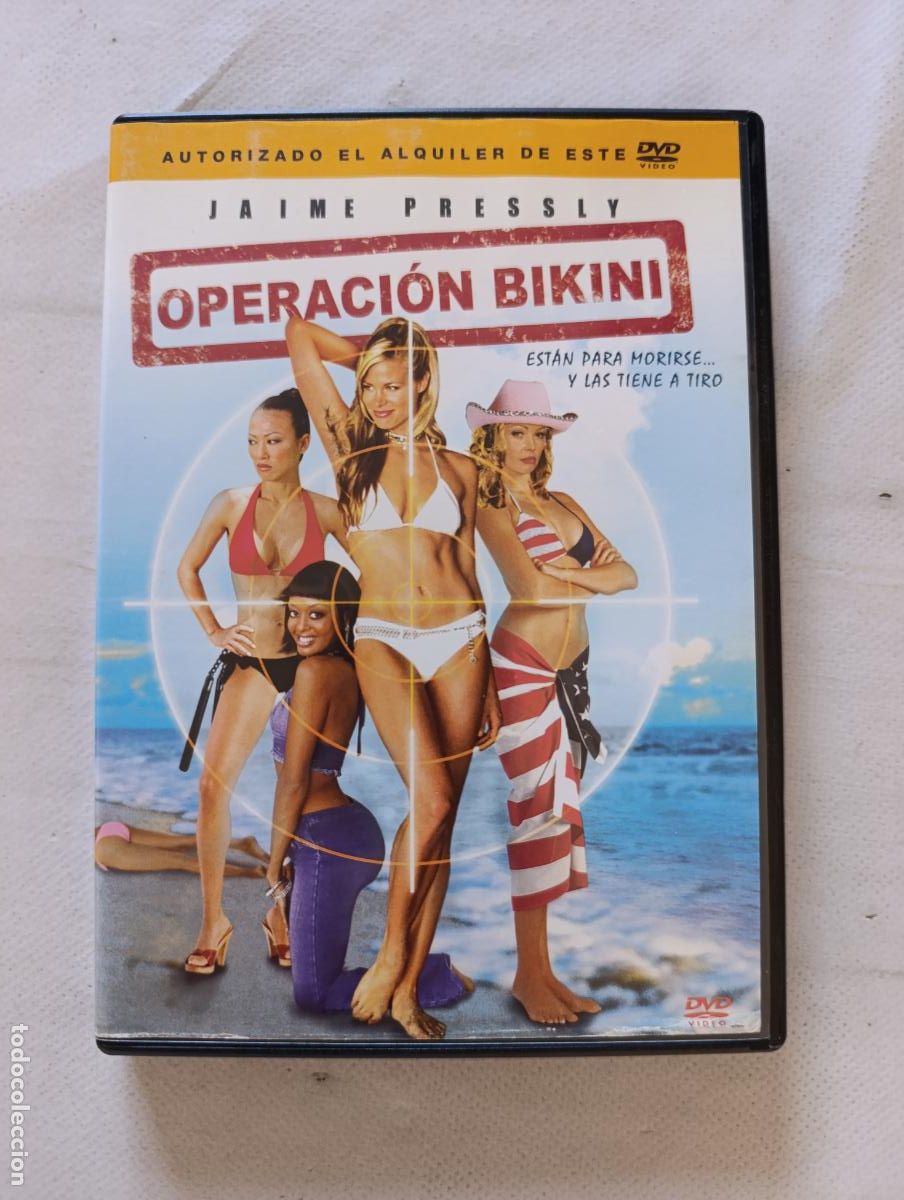 Cine: DVD OPERACION BIKINI - EDICION ALQUILER - AIME PRESSLY - LEER DESCRIPCION (HR)