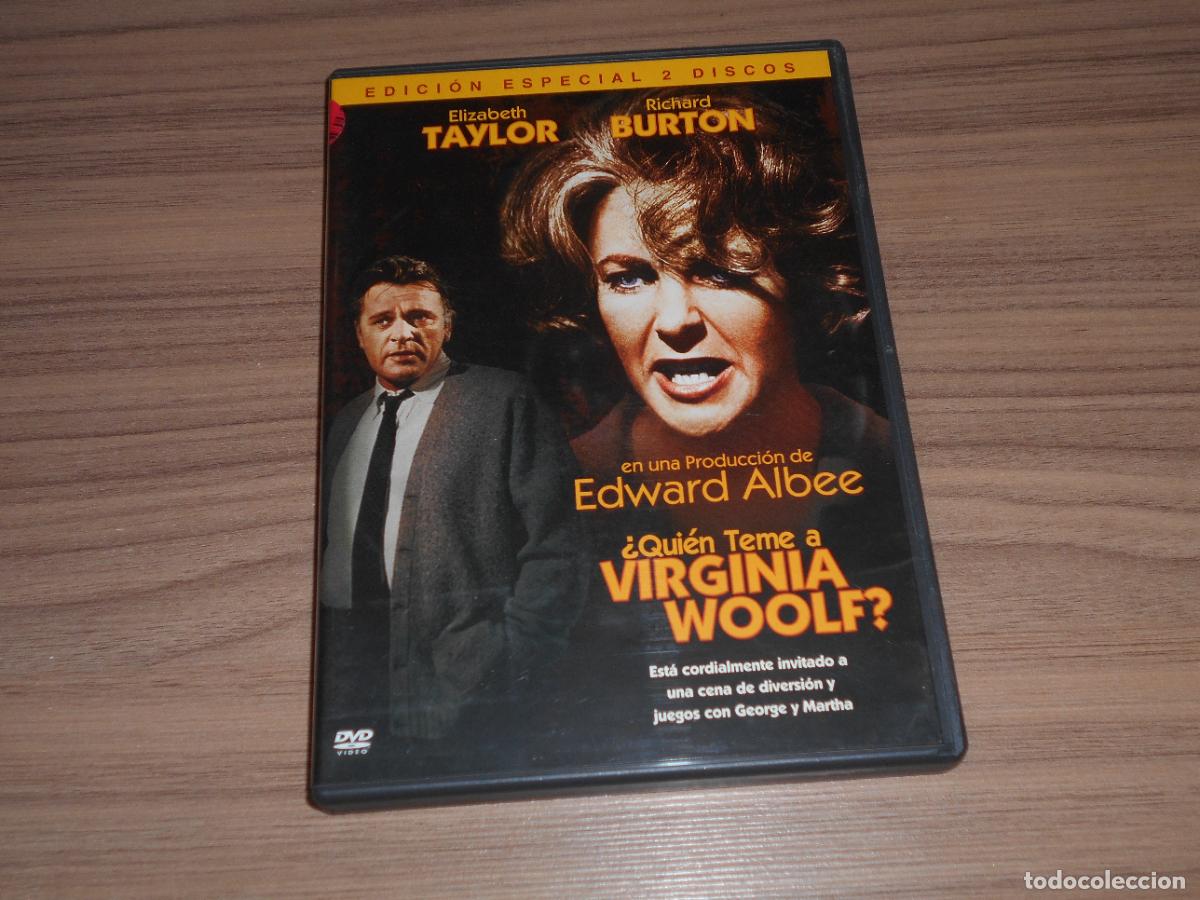 Cine: QUIEN TEME A VIRGINIA WOOLF Edicion Especial 2 DVD Elizabeth Taylor RICHARD BURTON