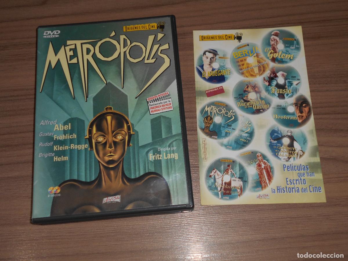 Cine: METROPOLIS Edicion Especial 2 DVD de FRITZ LANG Como NUEVA