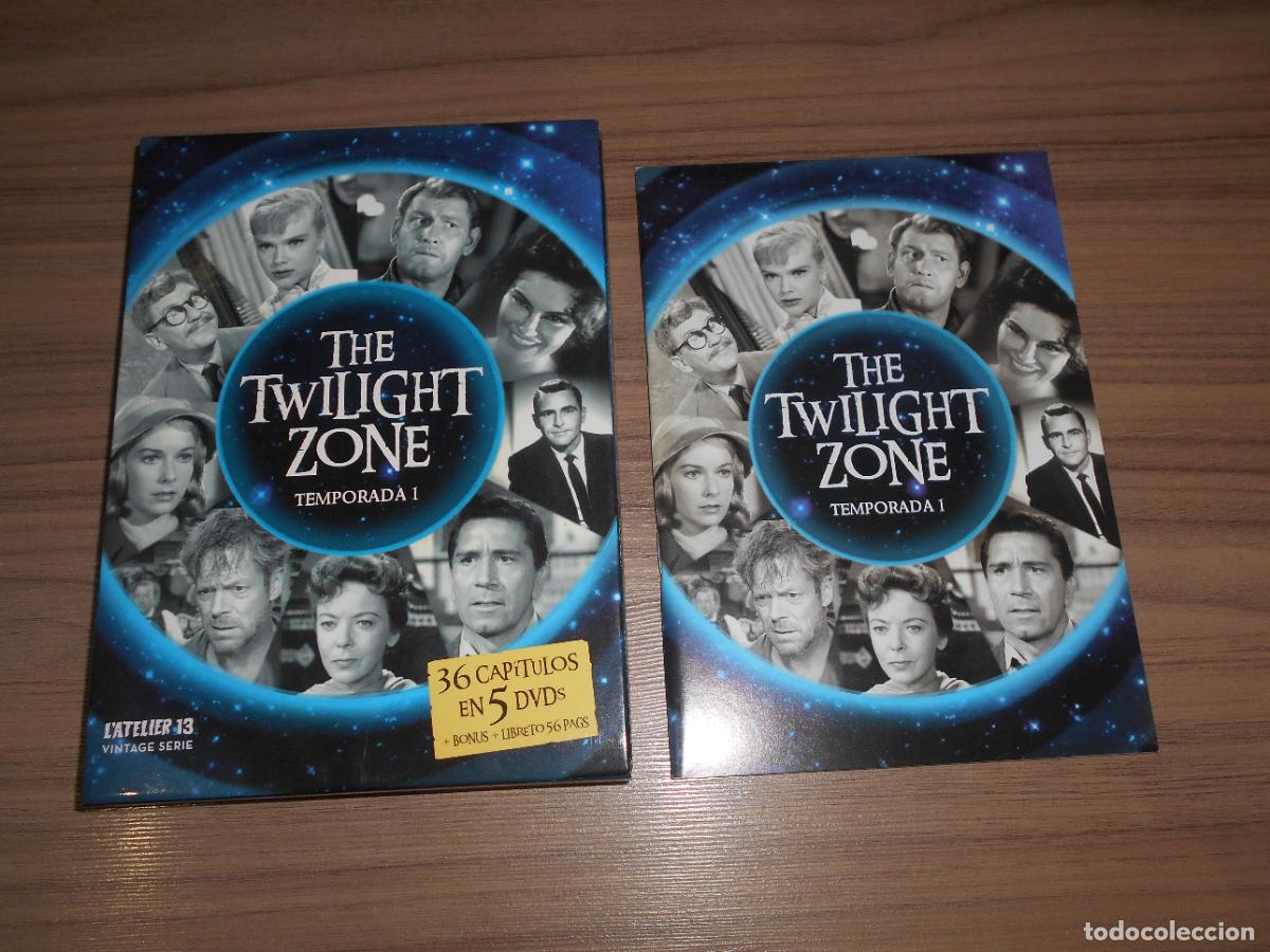 Cine: THE TWILIGHT ZONE caja Temporada 1 Completa 5 DVD + BONUS + LIBRETO 56 Pag. DISCOS Temporada 3