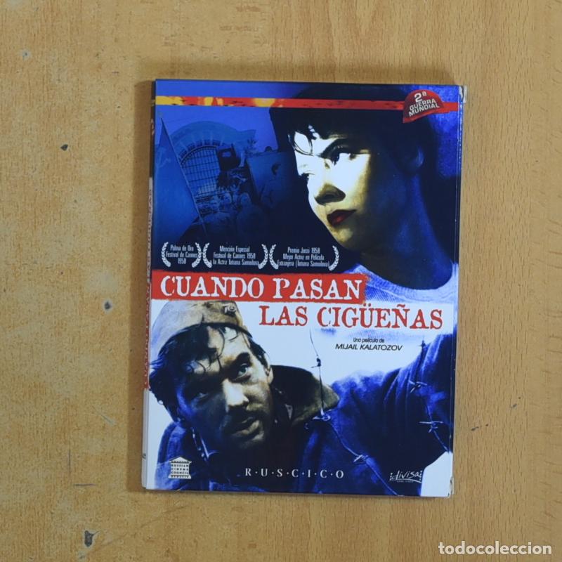 Cine: CUANDO PASAN LAS CIGUENAS - DVD - Foto 1
