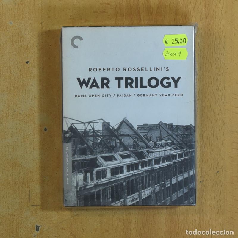 Cine: TRILOGIA DE LA GUERRA ROBERTO ROSSELLINI ZONA 1 - DVD