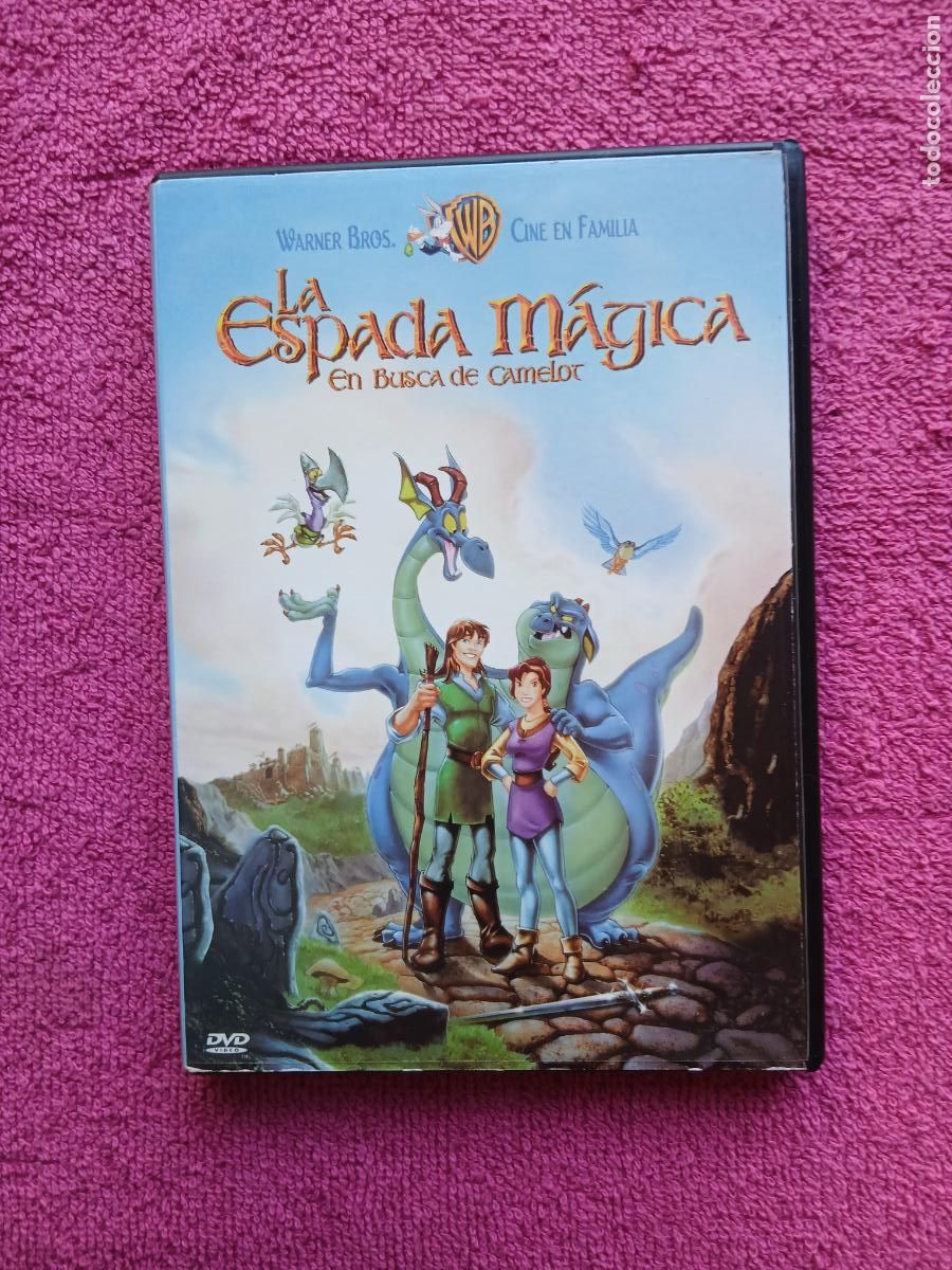 Cine: La espada m&aacute;gica en busca de camelot 1998 warner bross dvd-10 cine en familia