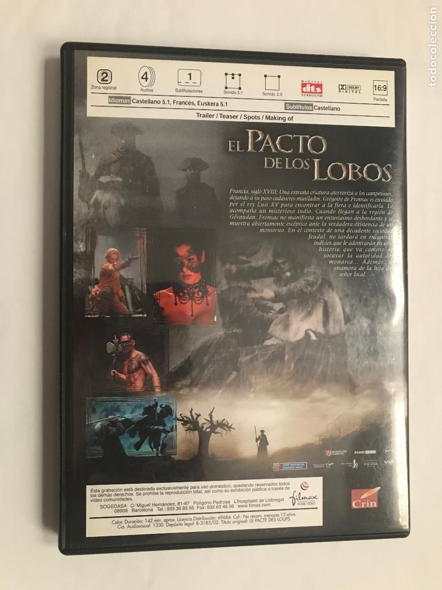 Cine: DVD. El pacto de los lobos - Foto 3