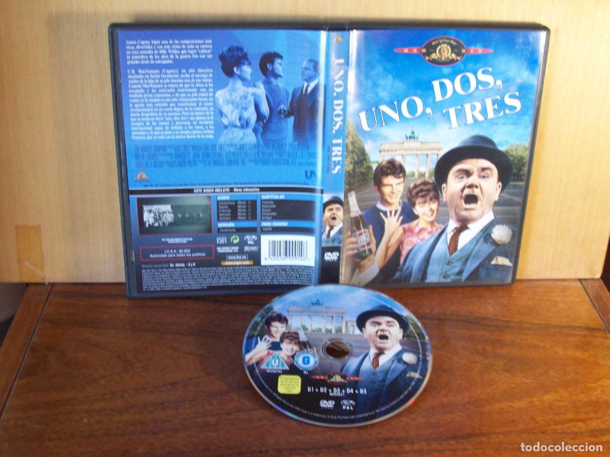 Cine: UNO, DOS, TRES - JAMES CAGNEY - HUG BULCHUDL - PAMELA TIOFFIN - DVD EN BLANCO Y NEGRO