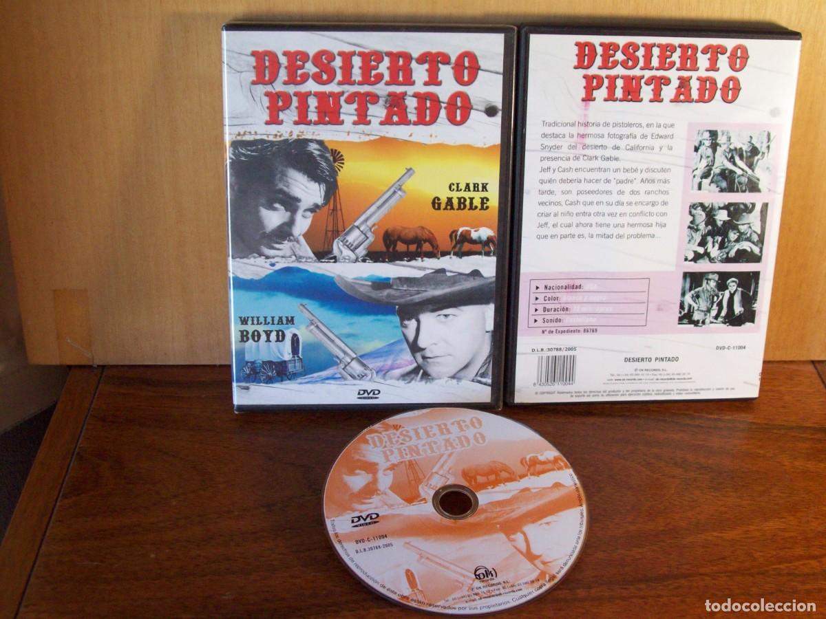 Cine: DESIERTO PINTADO - CLARK GABLE - WILLIAM BOYD - DVD NUEVO PRECINTADO EN BLANCO Y NEGRO