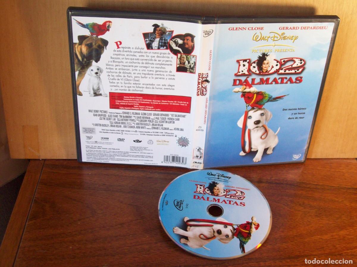 Cine: 102 DALMATAS DE WALT DISNEY - GLENN CLOSE - GERARD DEPARDIEU - DVD