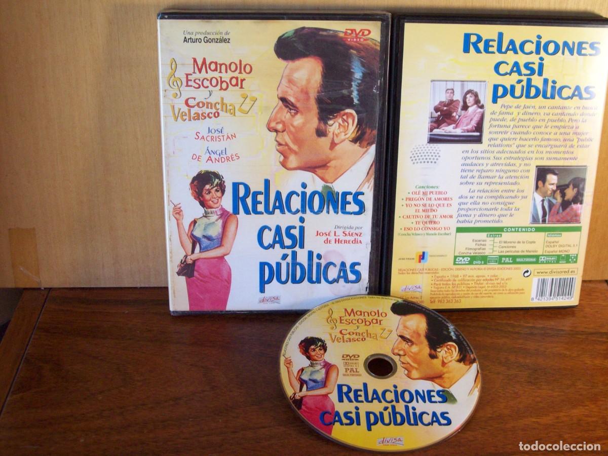 Cine: RELACIONES CASI PUBLICAS - MANOLO ESCOBAR - CONCHA VELASCO - DVD NUEVO PRECINTADO