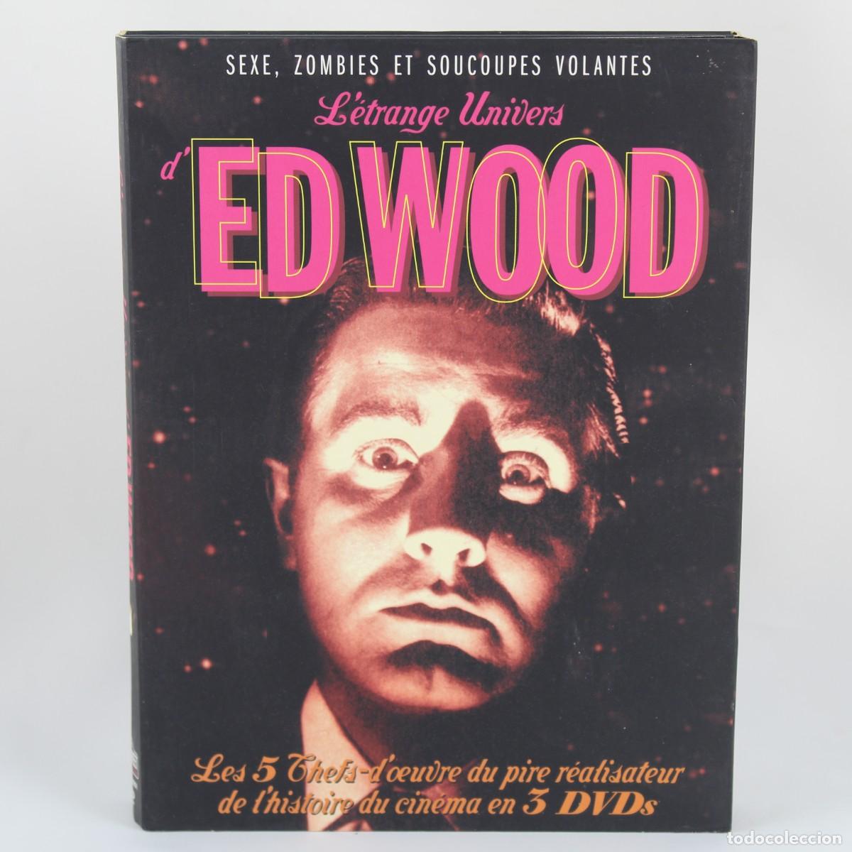 Cine: Colecci&oacute;n Ed Wood 3 DVDs PAL0 Plan 9 Outer Space V.O. Ingl&eacute;s Subtitulos en Espa&ntilde;ol y Frances