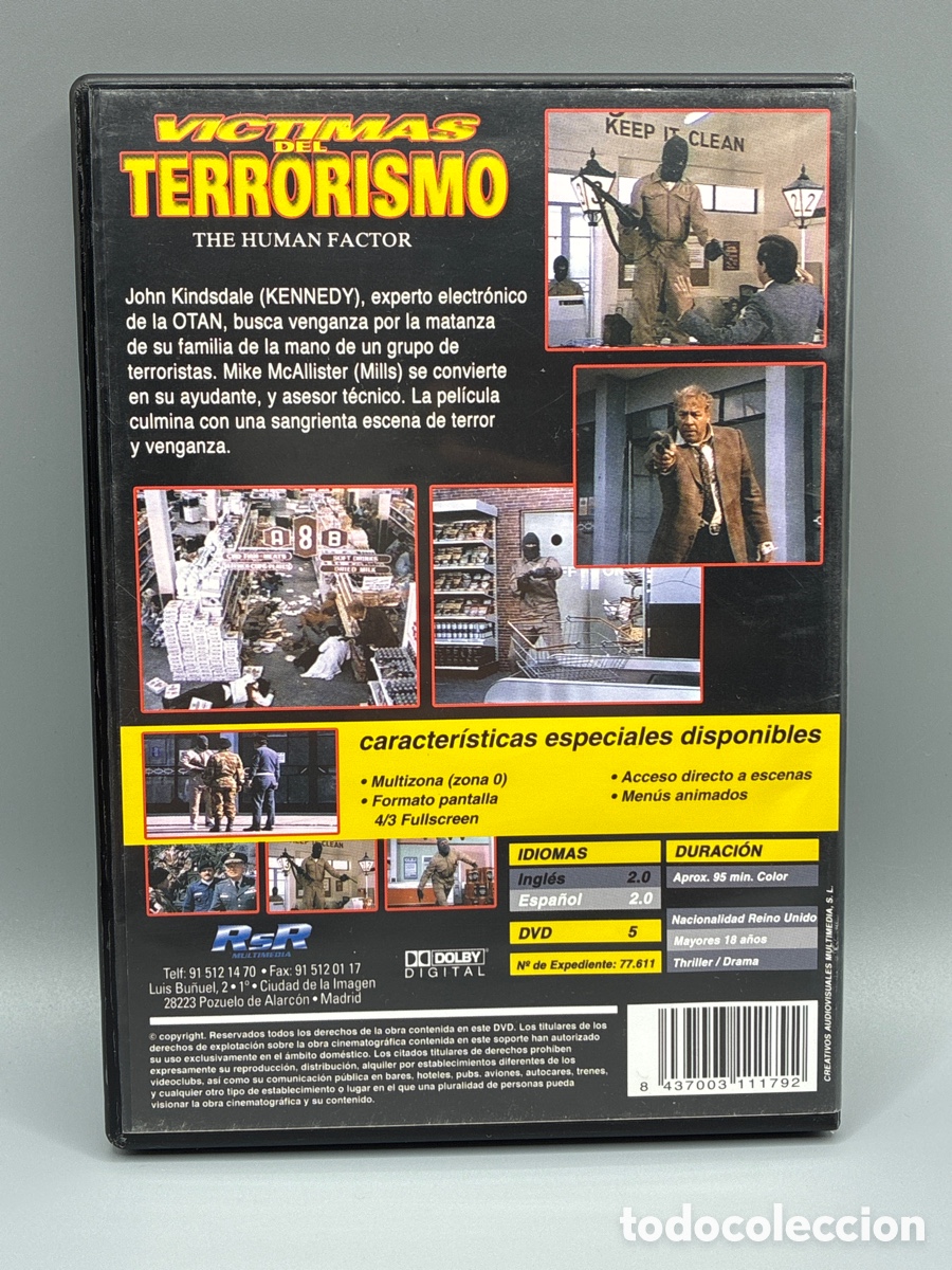 Cine: V&iacute;ctimas del terrorismo DVD - Foto 2