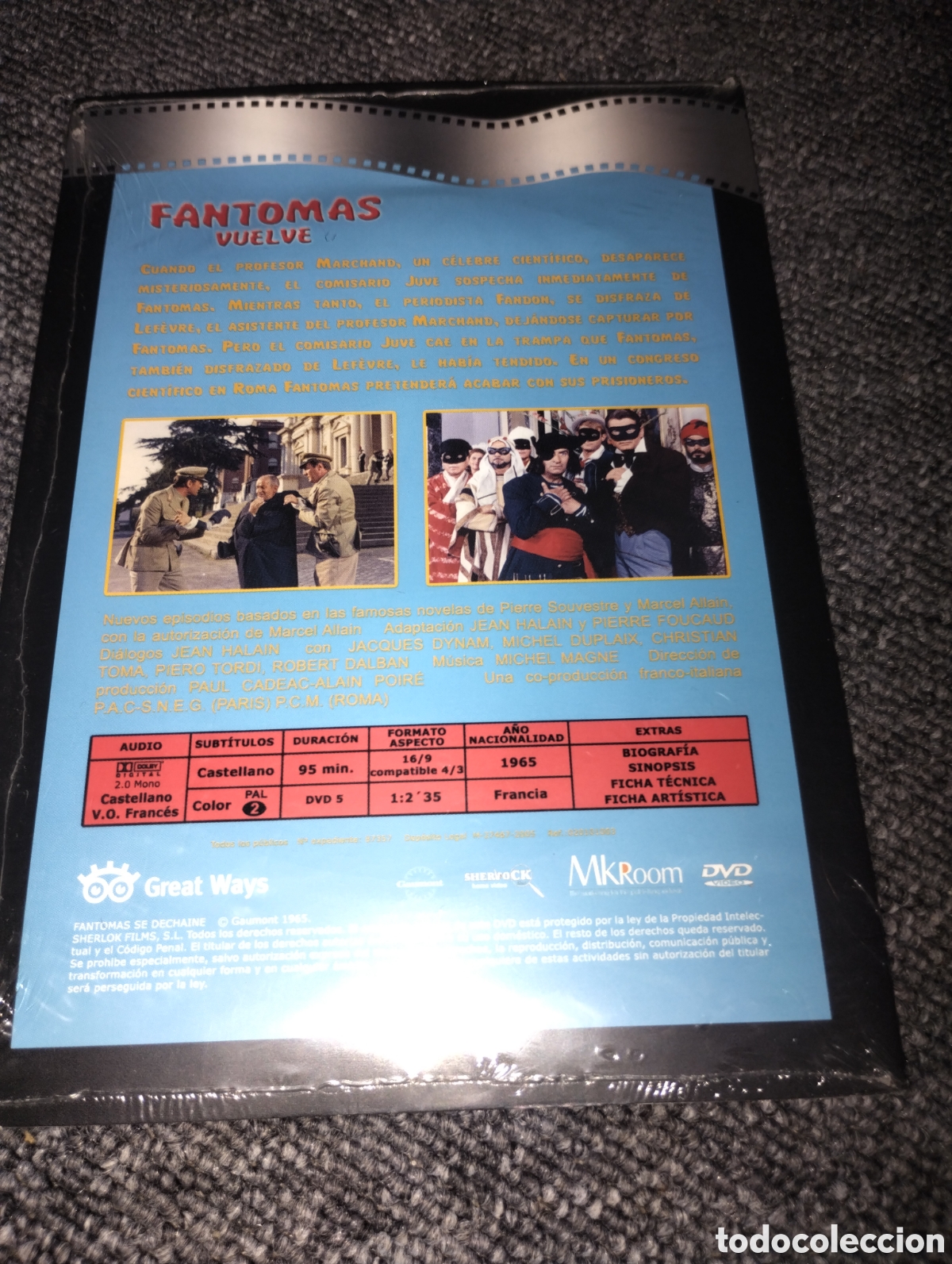 Cine: Fantomas vuelve DVD precintado - Foto 2