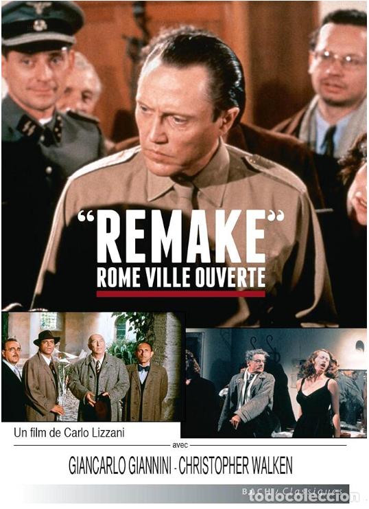 Cine: Remake, Rome Ville Ouverte DVD Como nuevo