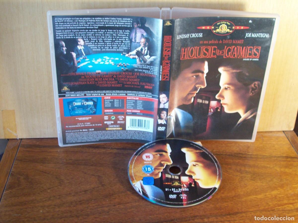 Cine: HOUSE OF GAMES - LINDSAY CROUSE - JOE MANTEGNA -