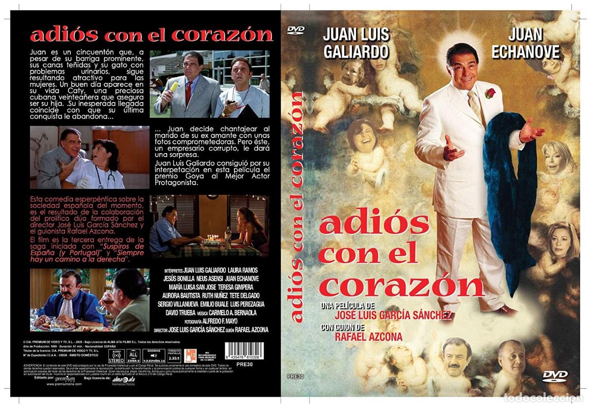 Cine: Adi&oacute;s con el Coraz&oacute;n [DVD] (1999) - Foto 3