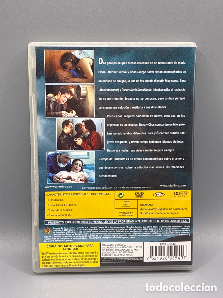Cine: Tiempo de tormenta DVD - Foto 2