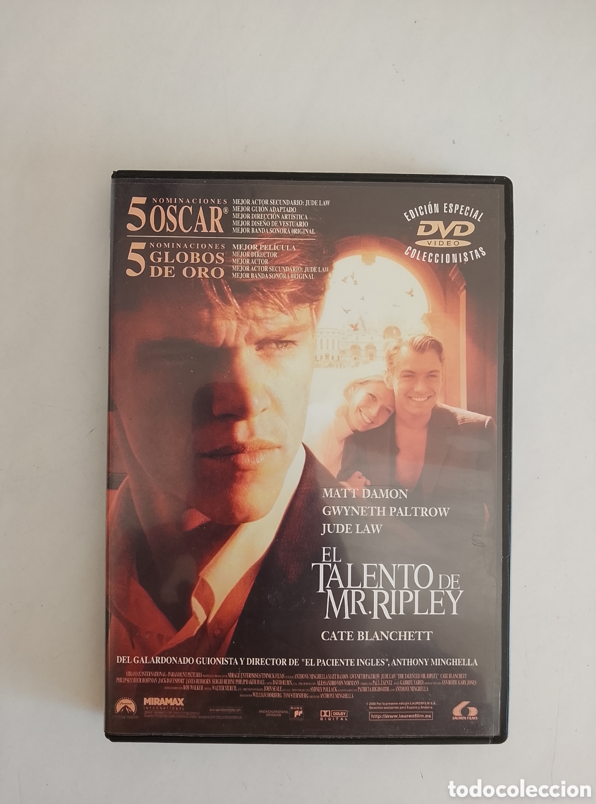Cine: PELICULA DVD EL TALENTO DE MR. RIPLEY
