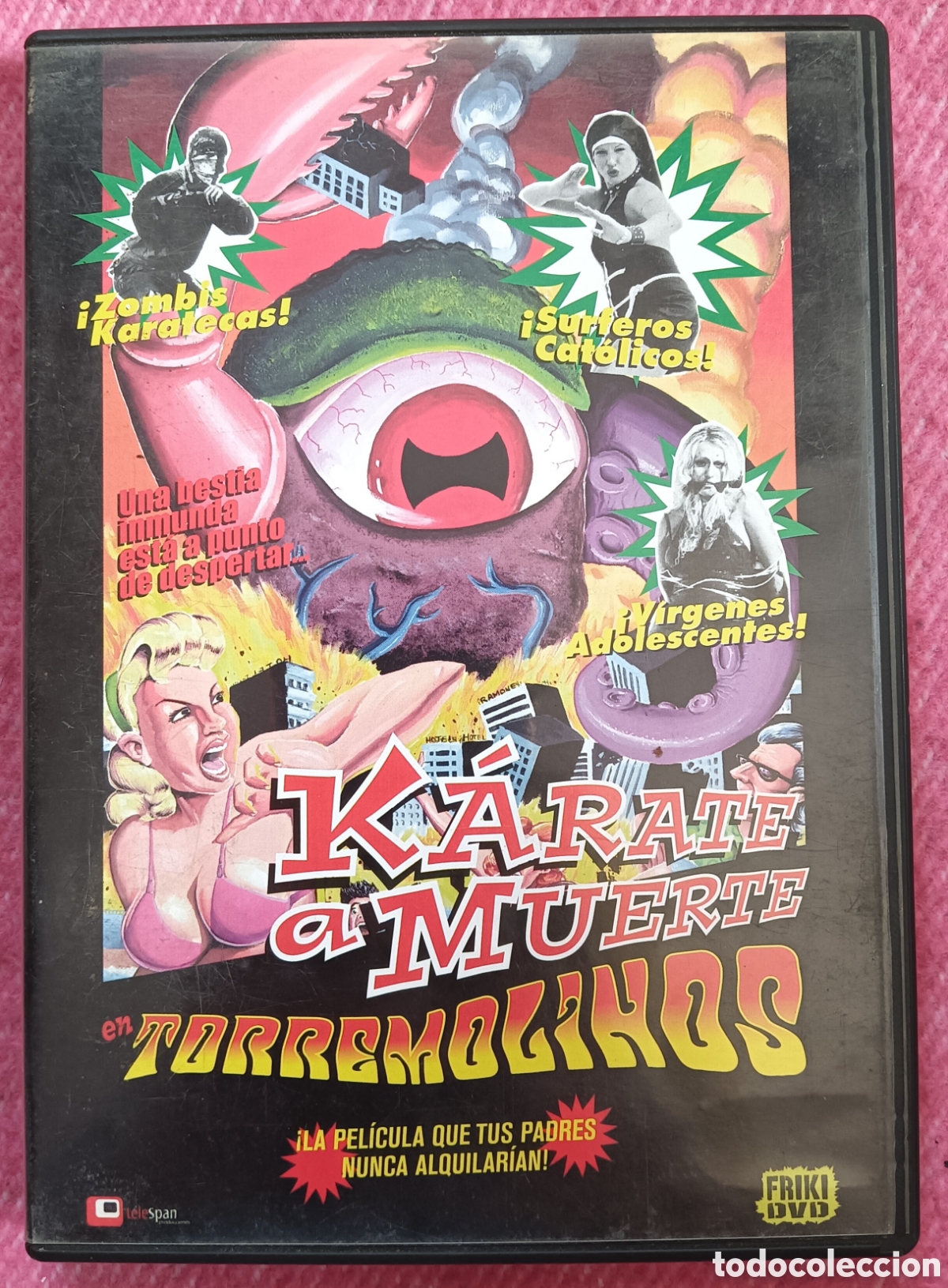 Cine: DVD KARATE A MUERTE EN TORREMOLINOS - Manga Films - PEDRO TEMBOURY (NM/EX)