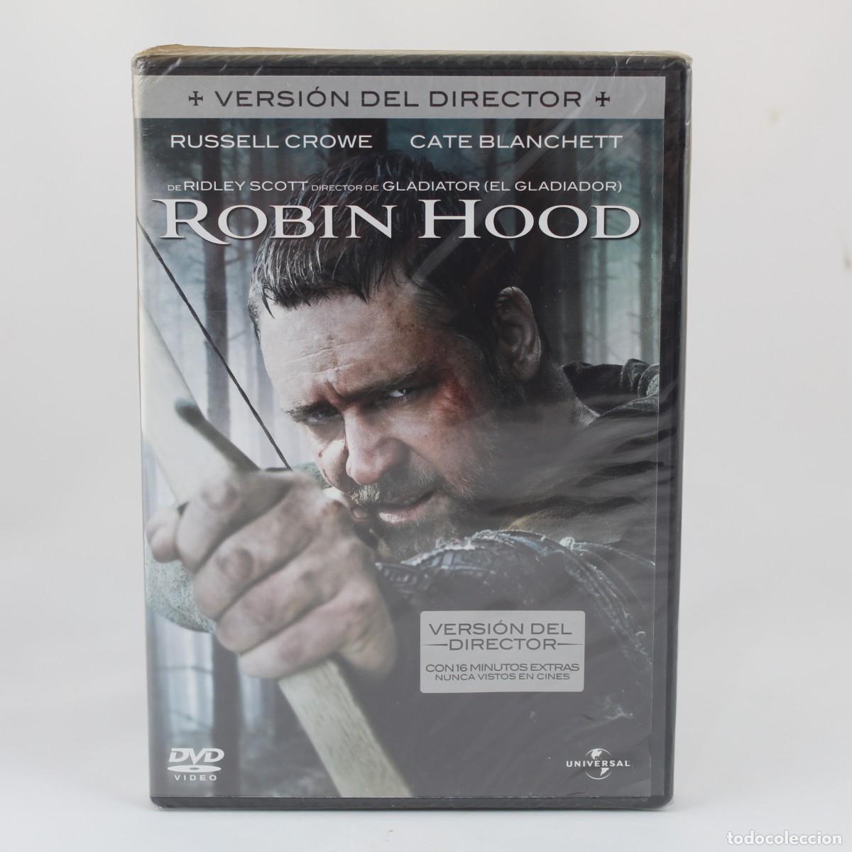 Cine: Robin Hood DVD Russell Crowe PAL2 Castellano Ingl&eacute;s Nuevo Precintado