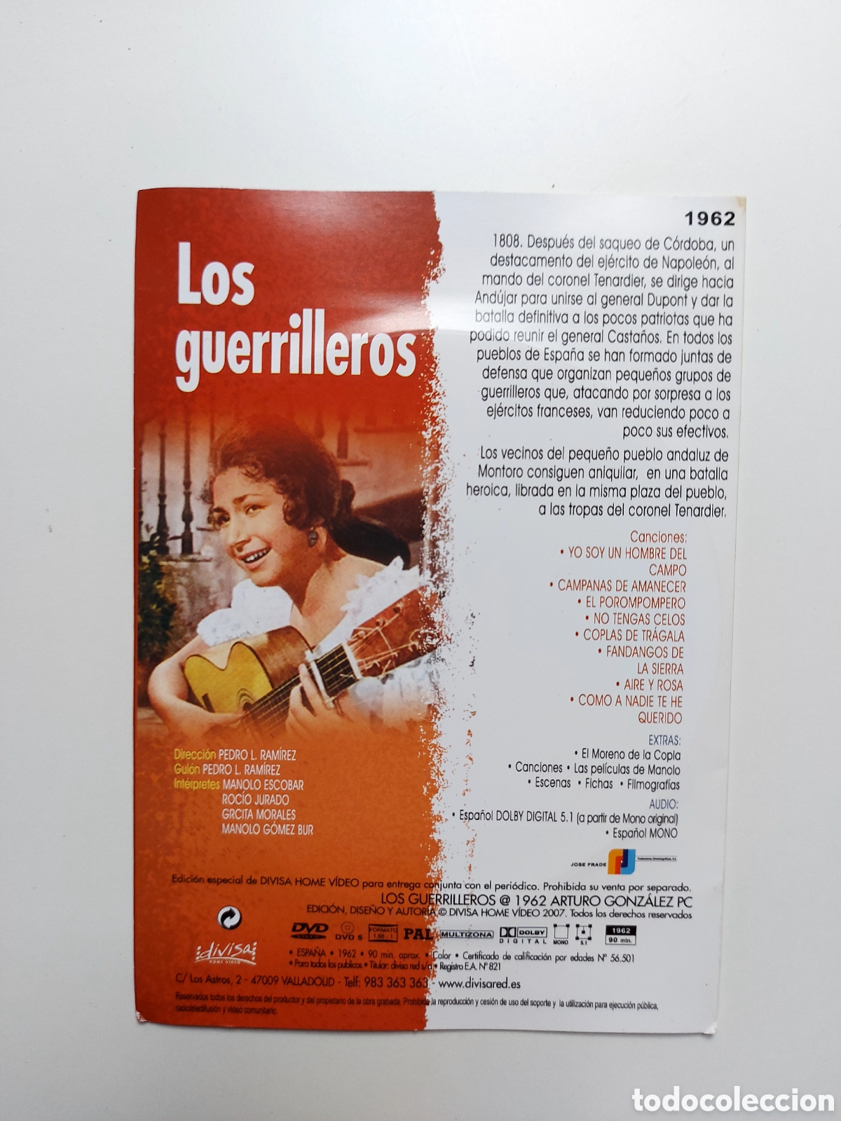 Cine: DVD Los guerrilleros - Foto 2