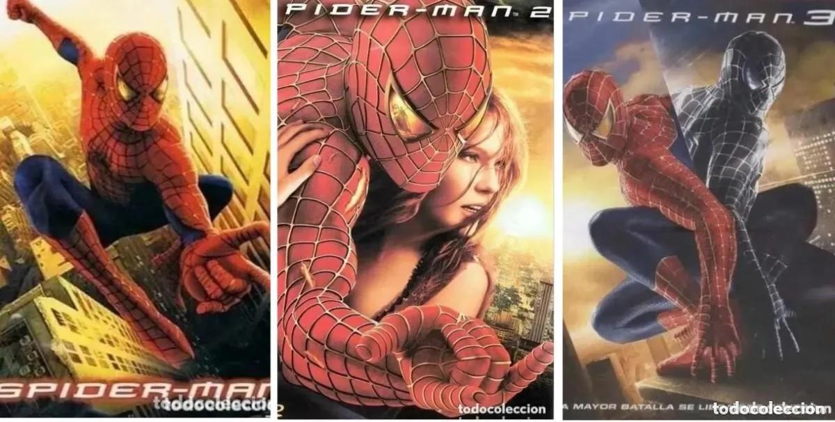 Cine: 3 dvds trilog&iacute;a Spider-Man Spider-Man (descatalogado con Tobey Maguire,Kirsten Dunst)