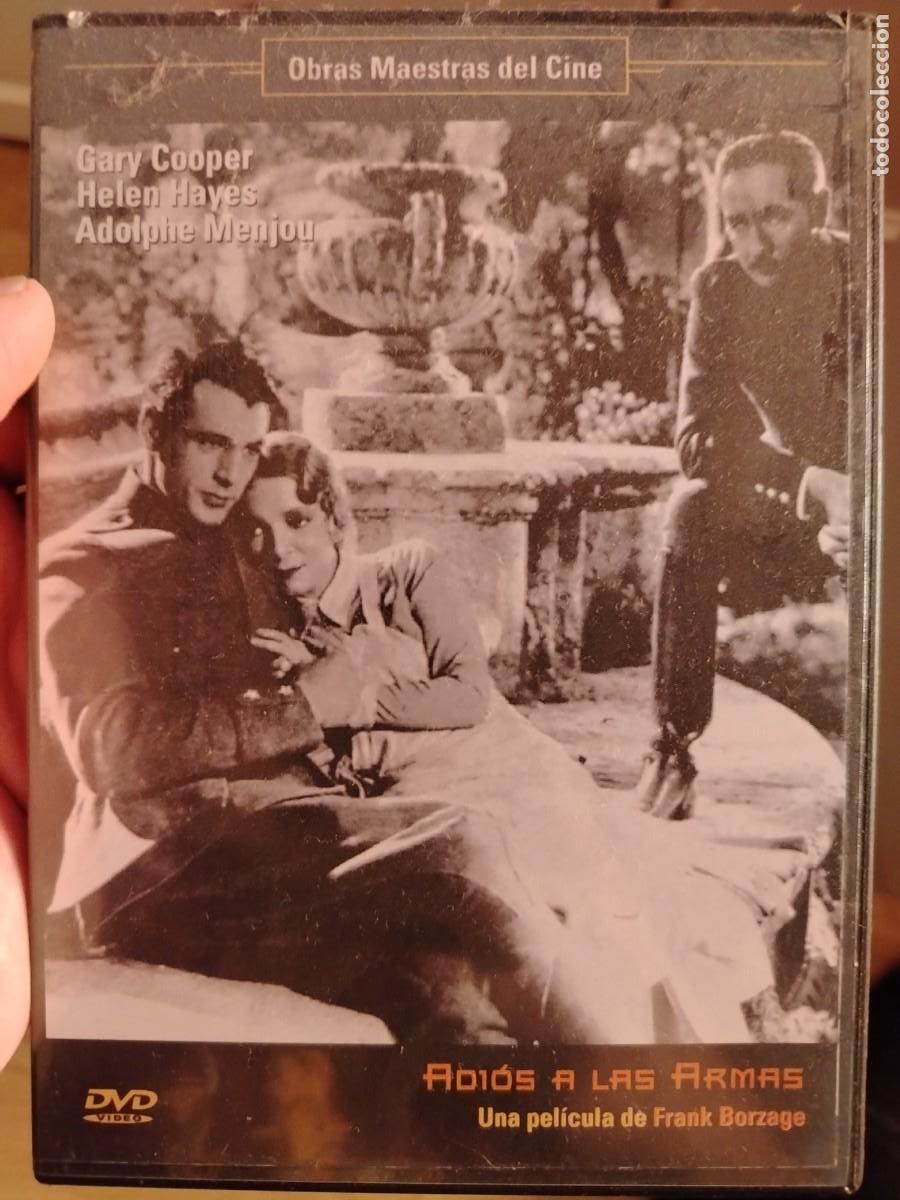 Cine: ADIOS A LAS ARMAS - Dir. Frank Borzage (Gary Cooper...) DVD