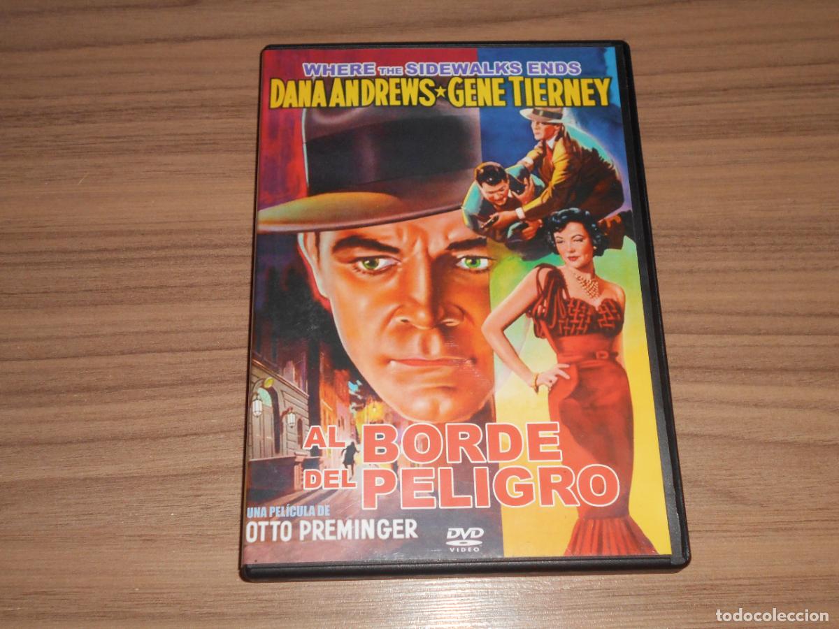 Cine: AL BORDE DEL PELIGRO DVD de OTTO PREMINGER Dana Andrews GENE TIERNEY Como NUEVA