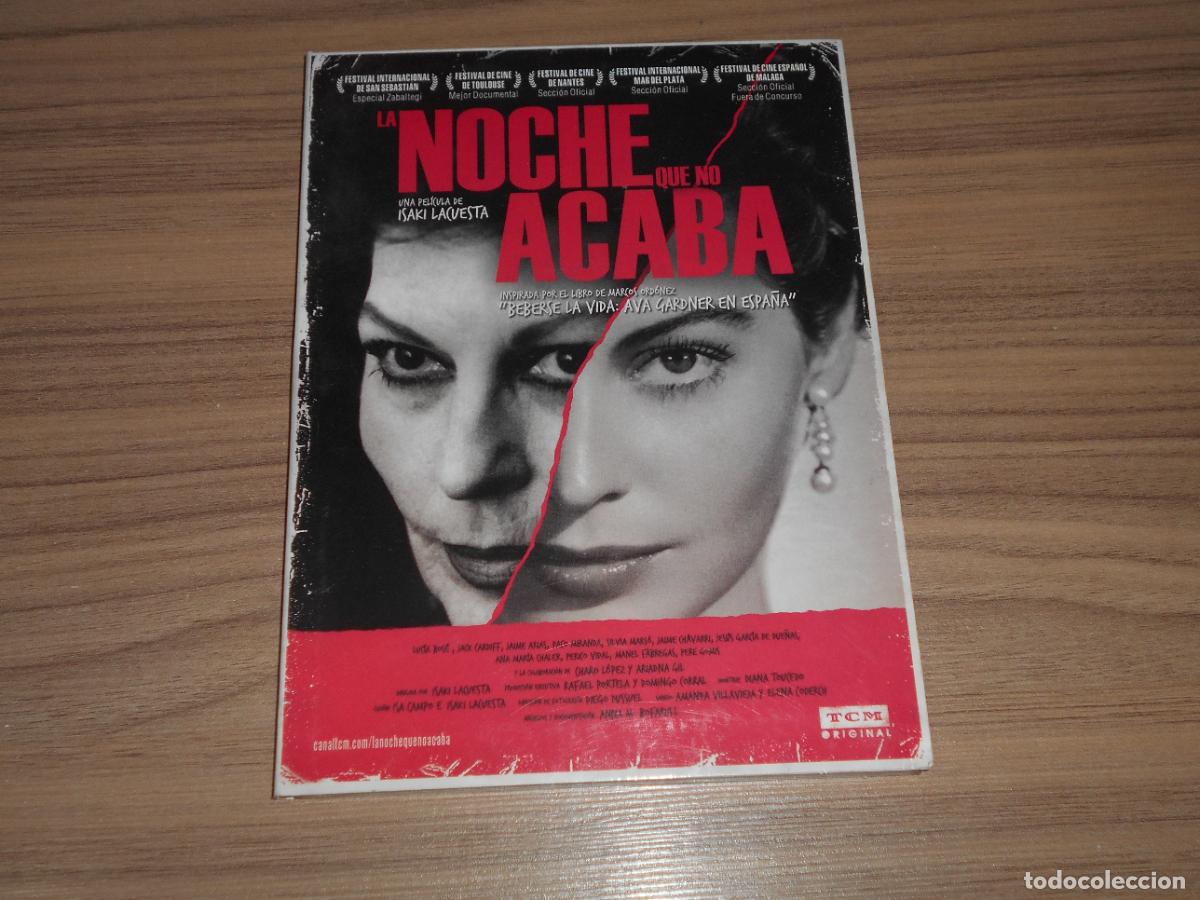 Cine: LA NOCHE QUE NO ACABA DVD de ISAKI LACUESTA ( AVA GARDNER por ESPA&Ntilde;A) Disco COMO NUEVO