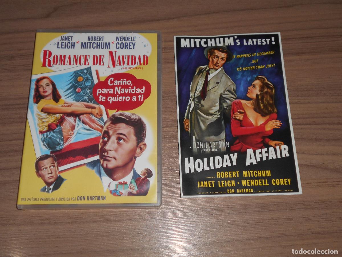 Cinema: ROMANCE DE NAVIDAD Edicion Especial DVD + LIBRO 12 Pag. JANET LEIGHT Robert Mitchum COMO NUEVA