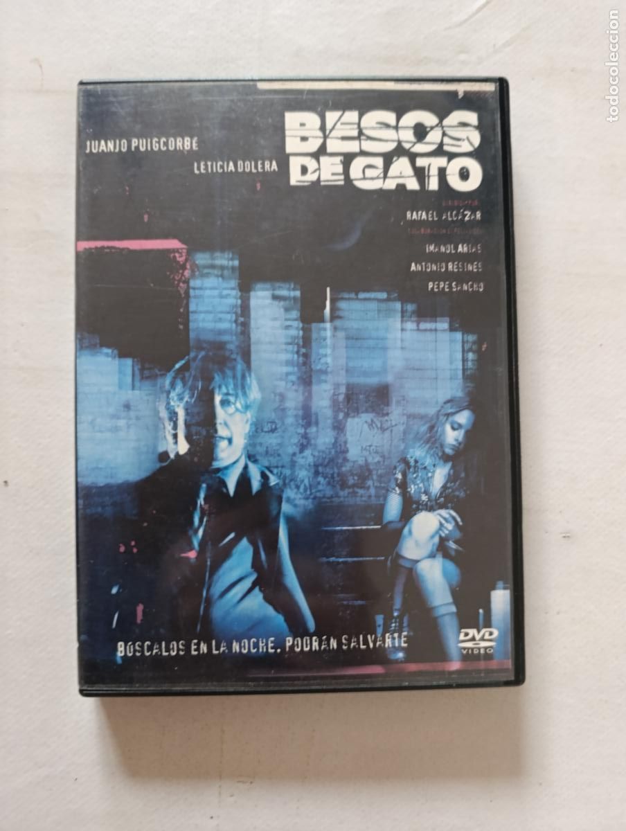 Cine: DVD BESOS DE GATO - JUANJO PUIGCORBE, LETICIA DOLERA - LEER DESCRIPCION (HV)