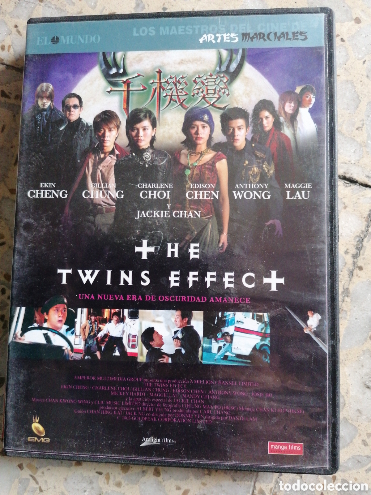 Cine: DVD THE TWINS EFFECT COLECCION ARTES MARCIALES EL MUNDO COMO NUEVO CAJA FINA SLIM