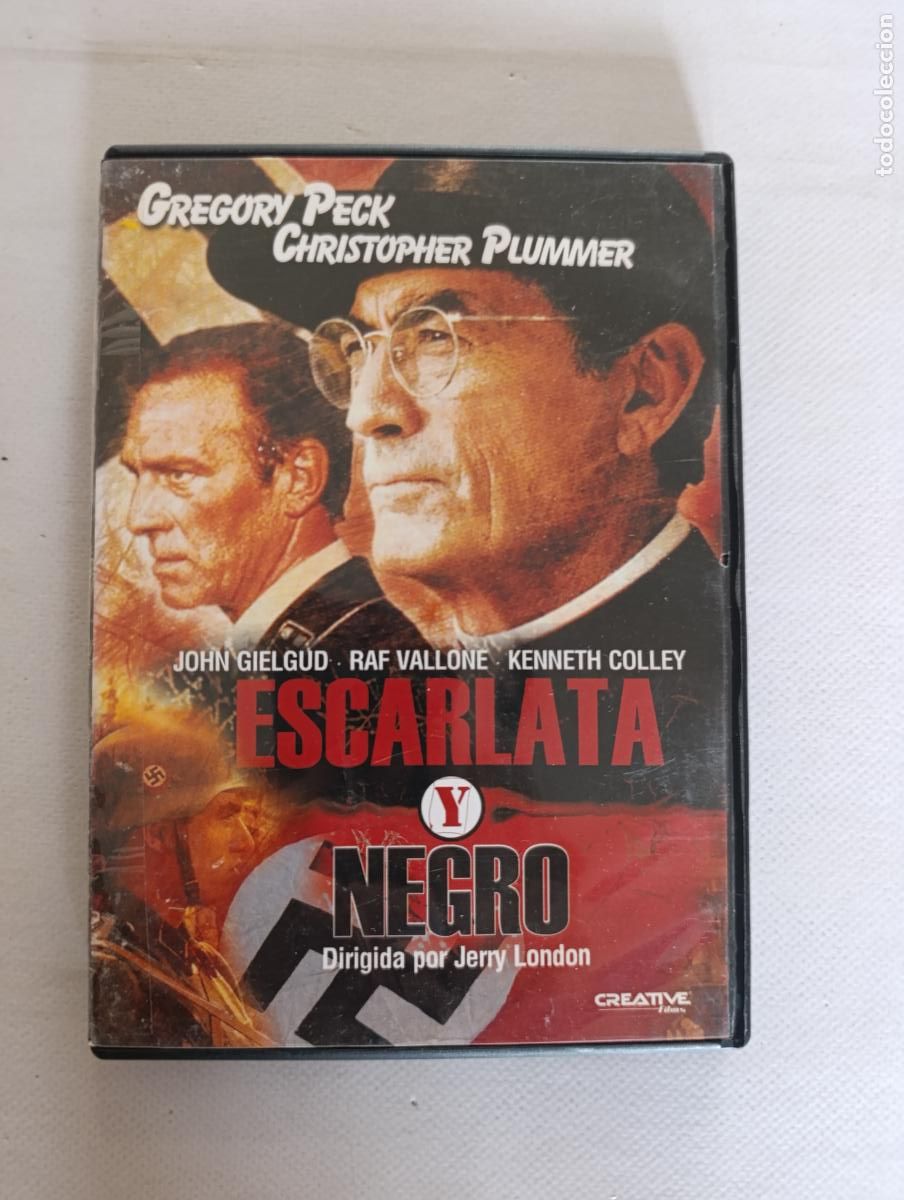 Cine: DVD ESCARLATA Y NEGRO - GREGORY PECK, CHRISTPHER PLUMMER (P5)
