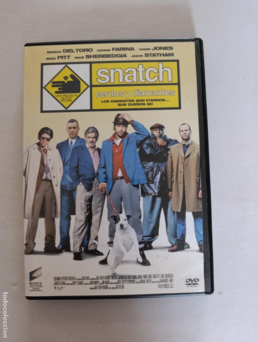 Cine: DVD SNATCH CERDOS Y DIAMANTES - BRAD PITT, BENICIO DEL TORO, JASON STATHAM (N6)