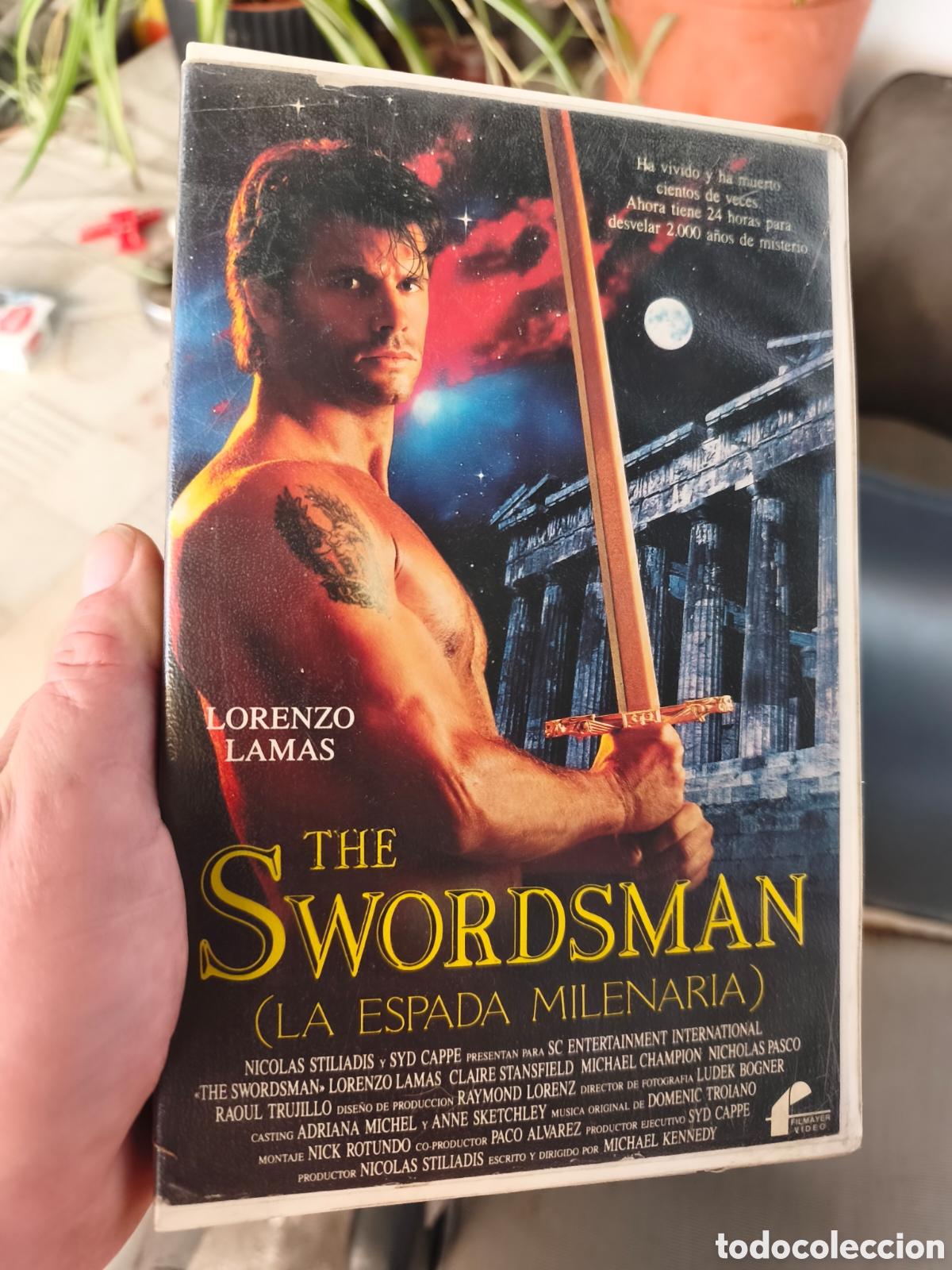 Cine: The Swordsman La espada milenaria vhs caja grande videoclub