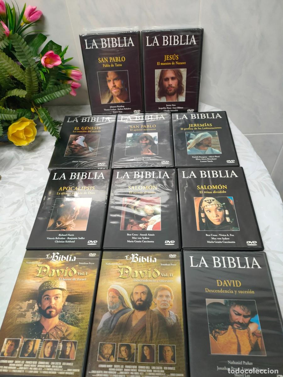 Cine: 11 DVD LOTE. PEL&Iacute;CULAS BIBLIA CAT&Oacute;LICA ➕ REGALOS GRATIS