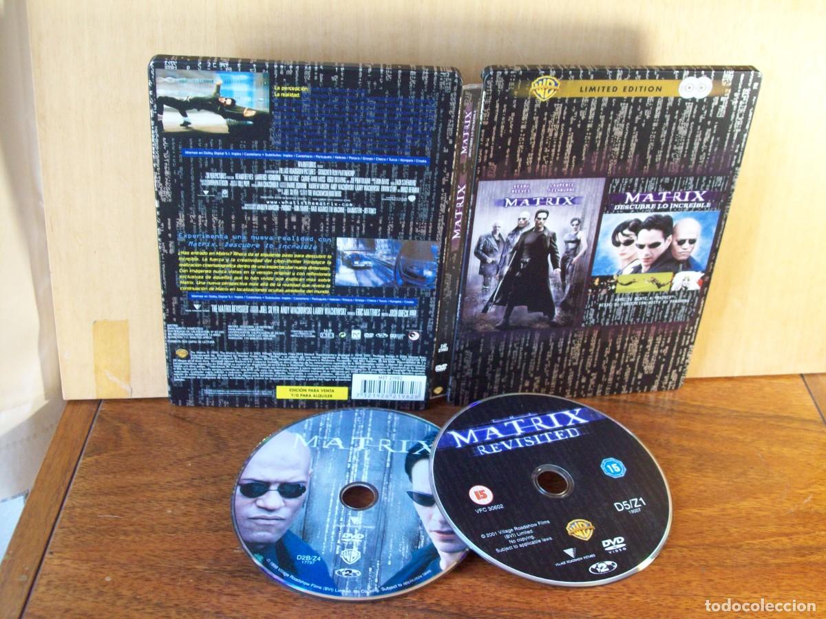 Cine: MATRIX + MATRIX (DESCUBRE LO INCREIBLE) - DOBLE DVD EDICION LIMITADA CAJA METALICAMATRIX
