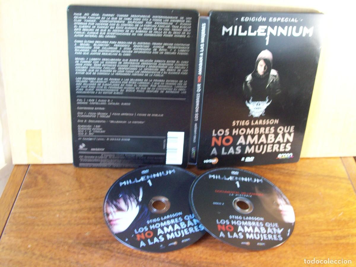 Cine: MILLENNIUM N&ordm; 1 EDICION ESPECIAL - DVD DOBLE CAJA METALICA - LOS HOMBRES QUE .....