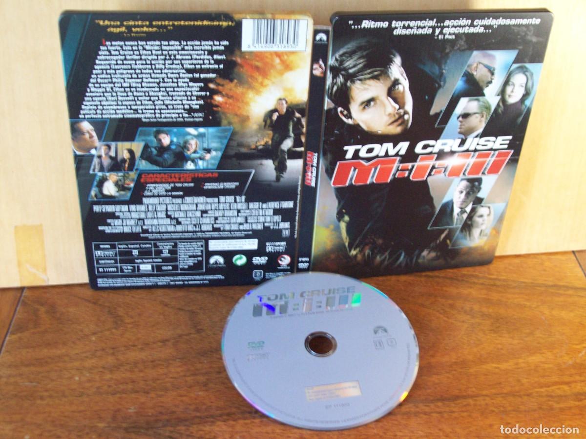 Cine: M : I : III - MISSION IMPOSIBLE - TOM CRUISE - MICHELLE MONAGHAN - DVD CAJA METALICA