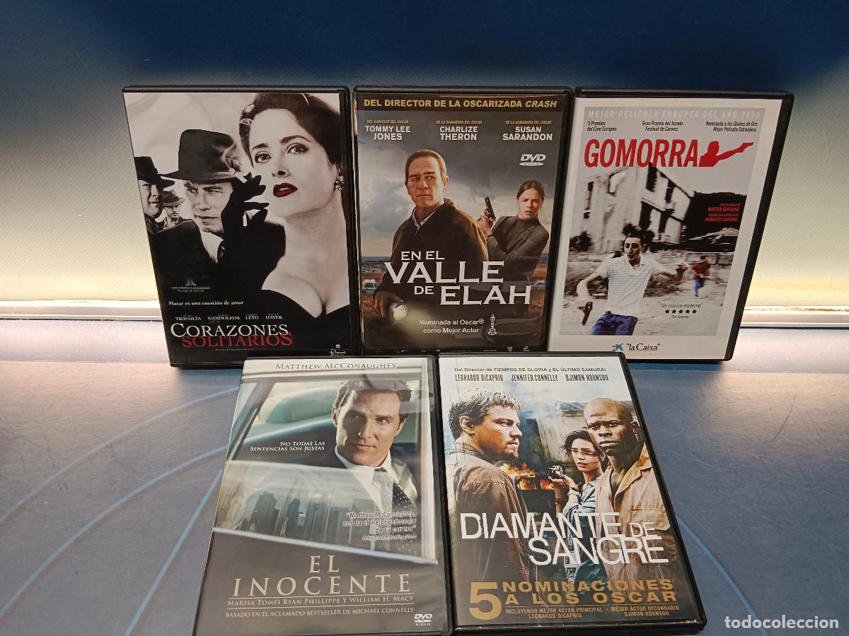 Cine: 5 peliculas en DVD, suspense, drama, El inocente, Diamantes de sangre, Corazones solitarios y mas