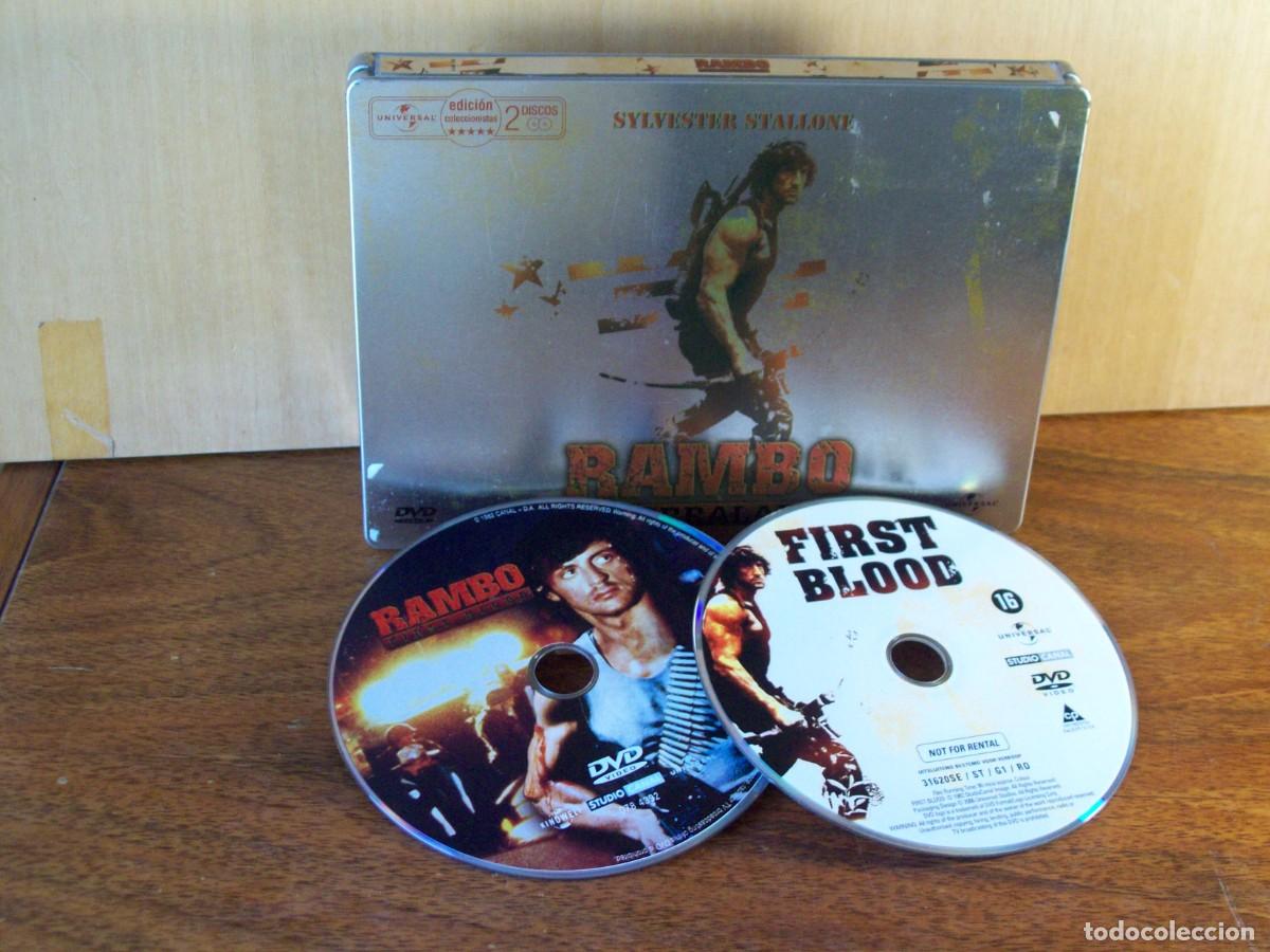 Cin&eacute;ma: RAMBO (ACORRALADO) - SYLVESTER STALLONE - RICHARD CRENNA - DOBLE DVD CAJA METALICA
