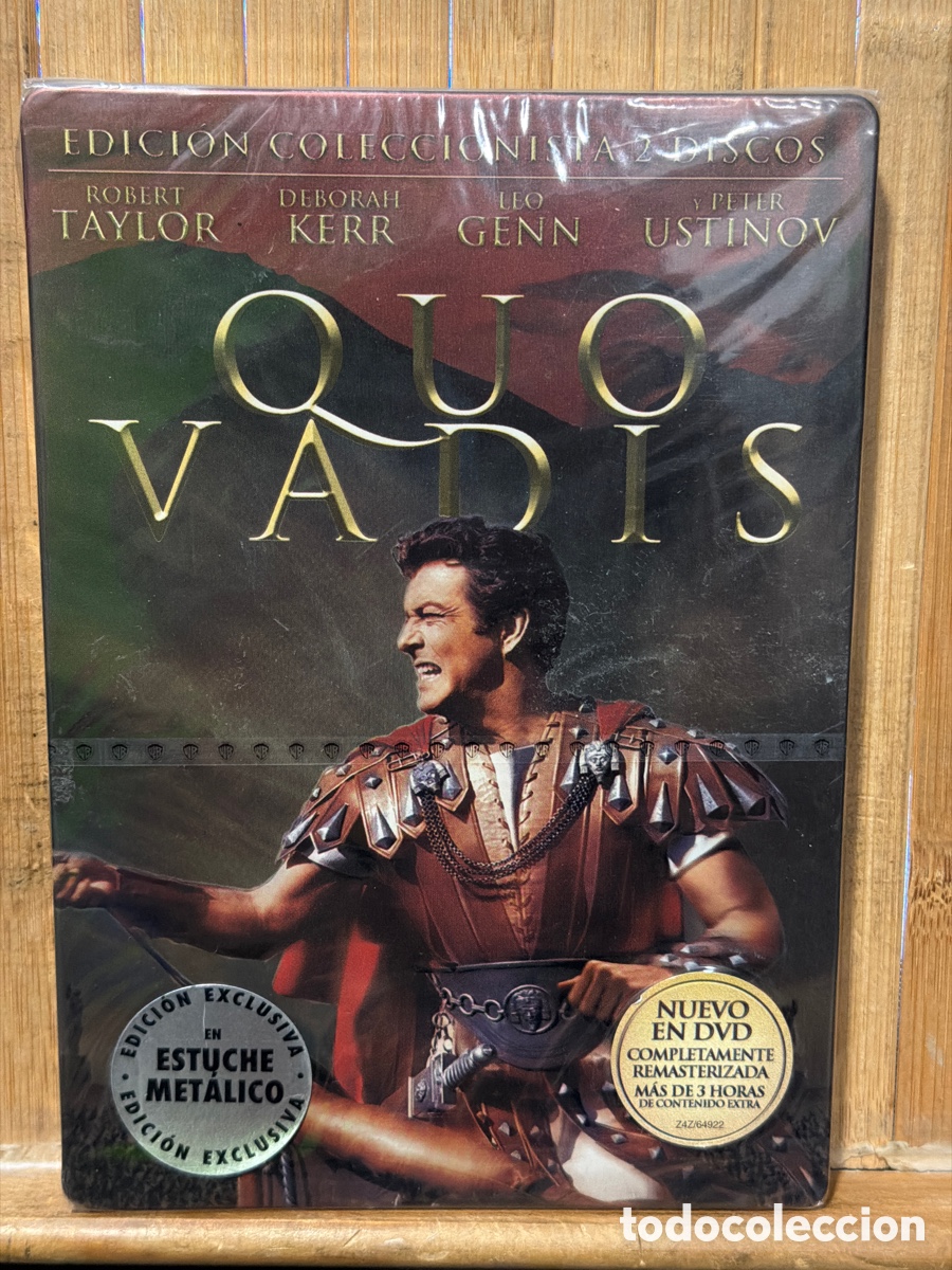 Cine: Quo Vadis ( Edici&oacute;n coleccionista dos discos ) DVD CAJA MET&Aacute;LICA - Precintado -