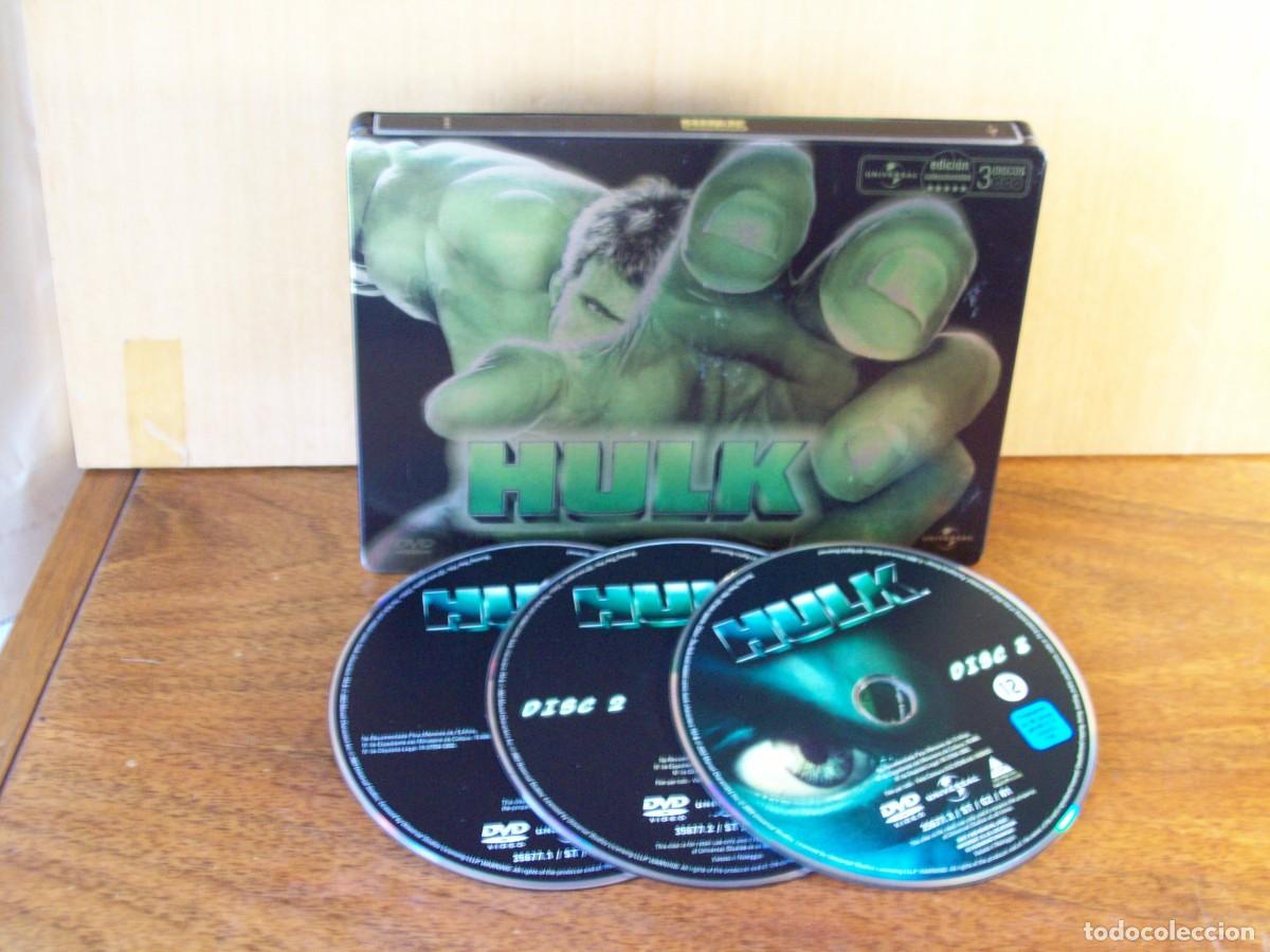 Cine: HULK - ERIC BANA - JENNIFER CONNELLY - TRIPLE CD EDICION COLECCIONISTAS CAJA METALICA
